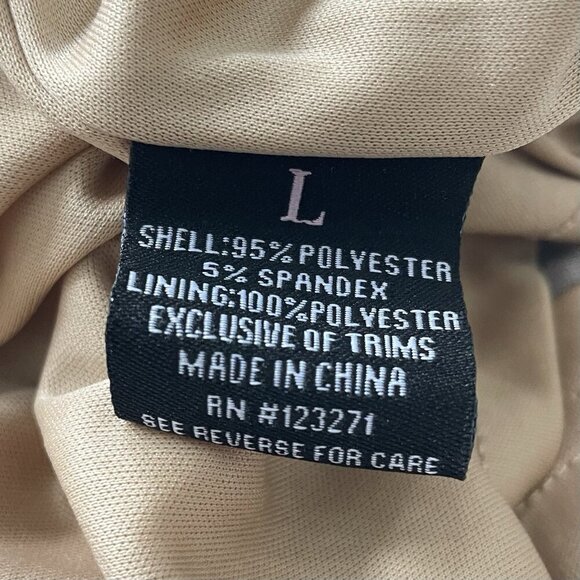 Justify Womens Y2K Floral Chiffon Midi Skirt L Cottagecore Romantic Boho Neutral - Picture 10 of 11